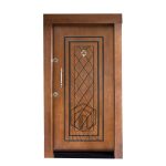 درب ضد سرقت CNC ژیوان درب با طراحی شیک، مقاوم در برابر ضربه و نفوذ، مناسب برای ساختمان‌های مسکونی و تجاری